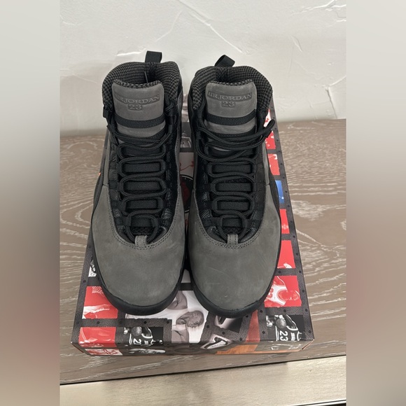 Jordan Other - MENS AIR JORDAN 10 RETRO CHARRED GREY/TRUE RED-BLACK HJ6779-001 US SIZE 11